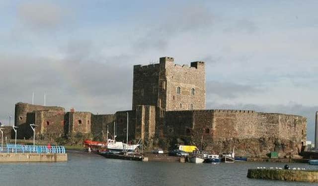 Carrick Castle welcomes visitors to the Borough. INCT 06-018-tc