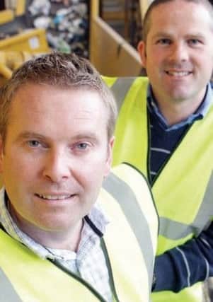Gerrry Farmer (left) and Gavin Doherty (right) of City Waste, on the front cover of 'Sustainable Ireland' magazine in 2011.