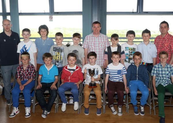 Under 11s who won the NIB FA Cup with Johnny Hume, Colin Lorimer and Alan McCausland. INBT 24-173CS