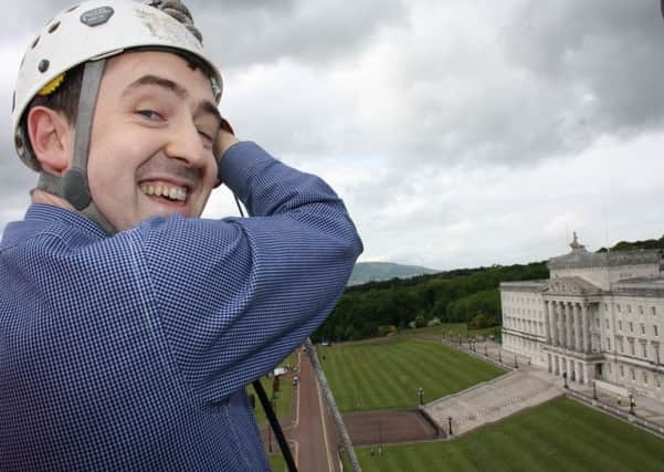 Daithi hits dizzy heights for charity.
