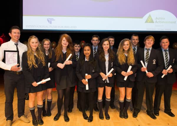 Dromore High School pupils were among potential young entrepreneurs from 78 schools to recently mark completion of the Knowledge through Enterprise for Youth (KEY) Programme, a major cross-community, cross-border business programme, at a graduation ceremony in Belfast.