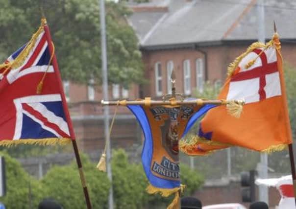 The Orange Order on parade in Derry