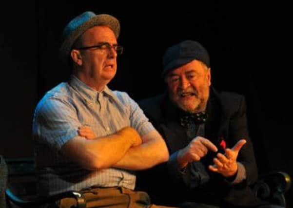 Pauric Dunne and Martin Blayney  of Lurig Drama Club represent Northern Ireland in UK Drama Festival Final in Millennium Forum.