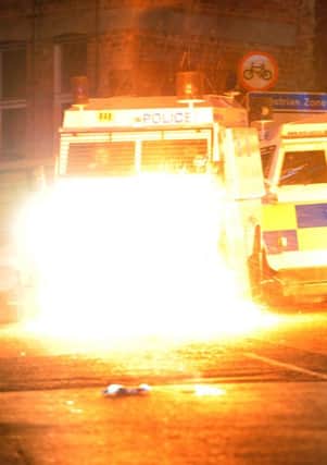 Riots in Londonderry.