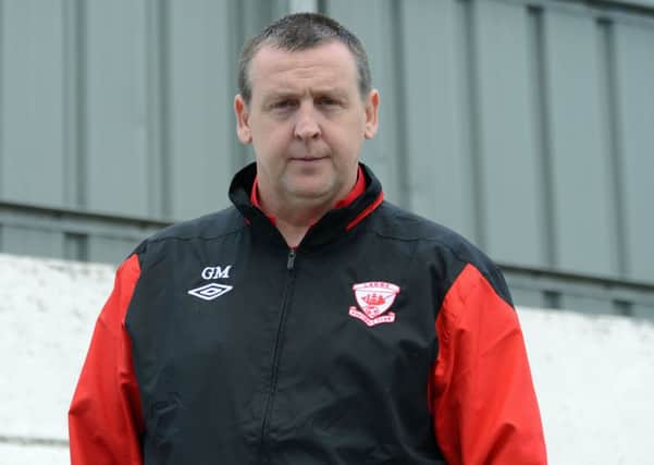 Larne FC Manager Graham McConnell. INLT 42-018-PSB