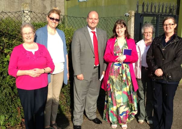 David McIlveen MLA meets with residents from Princes Street to discuss  issues in the area.