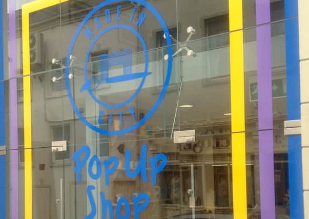 The Made In City pop-up shop