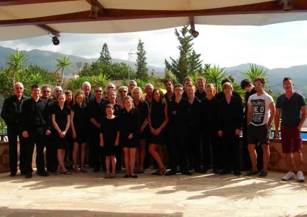 Kellswater Band prior to their concert in Ierapetra Crete.
