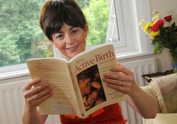 Midwife Sinead Quinn from Dungannon who is the first active birth instructor registered in Ireland.INTT2813-307SR