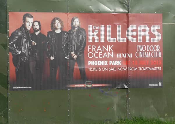 The Killers played at Phoenix Park, Dublin last Saturday.
