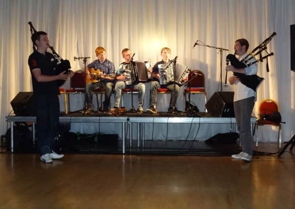 The Gaelic cultural night held in Walshs Hotel organised by Club óige Luruaigh.