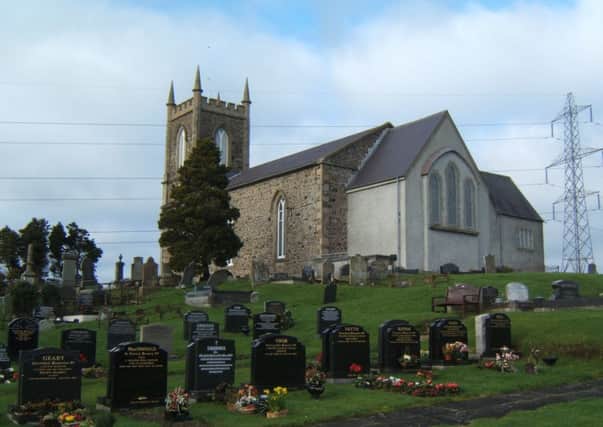 Magheragall Parish Church. It is believed that the murder of baby William John Bashford Bell was carried out by his grandmother in the Magheragall district over 180 years ago.