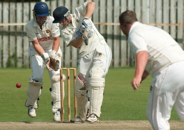 Ricky Lee Dougherty pictured at the crease for Donemana, during their Danske Bank Senior Cup victory over Brigade, at Eglinton. INLS3113-150KM
