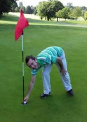 Andrew Cummins who had a hole in one on Friday. INLM31-201