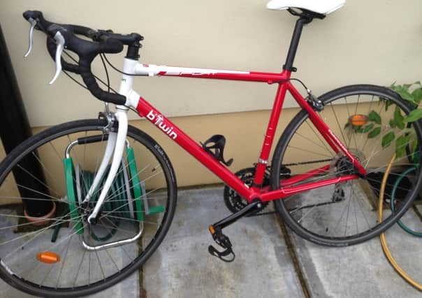 A bicycle similar to the one that was stolen.