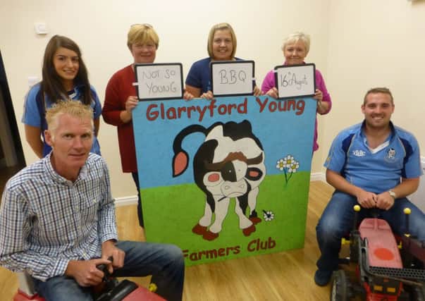 Glarryford Young and 'Not so young' BBQ on Friday 16th August at 8pm, at Glarryford YFC Hall. Tickets priced £15. Music by Fame Us. Contact 07745229041 for more info