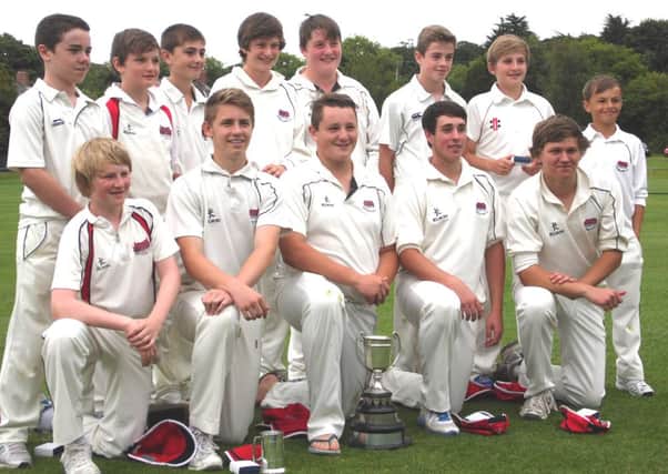 The Waringstown Under 15 team after their Graham Cup success.