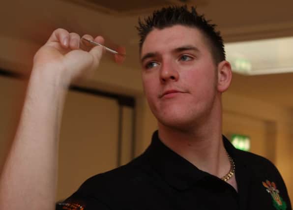Local darts player Daryl Gurney.