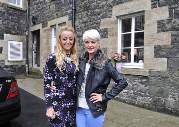 Sarah Thompson and Nikki Hill who have opened their businesses in the Courtyard at Brownlow House. INLM32-109gc
