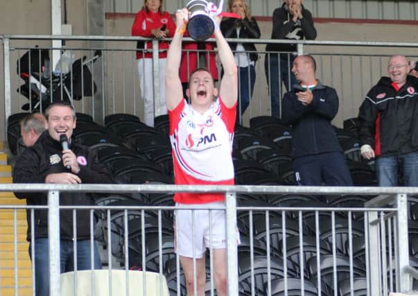 Dungannon Eoghan Ruadh are Tyrone Senior Hurling champions 2013! Pictures by Ciaran Coyle.
