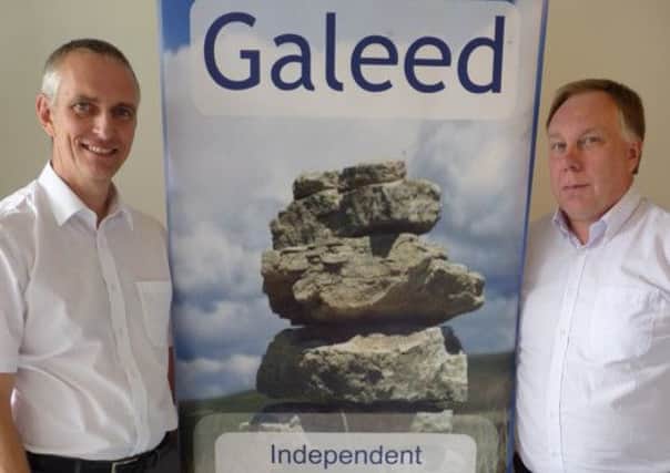The leadership team at Galeed, Calvin Coulter and Ian Foster.