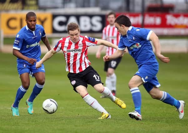 Derry City's Simon Madden is looking forward to facing his older brother Glenn, who plays for Bluebell United.