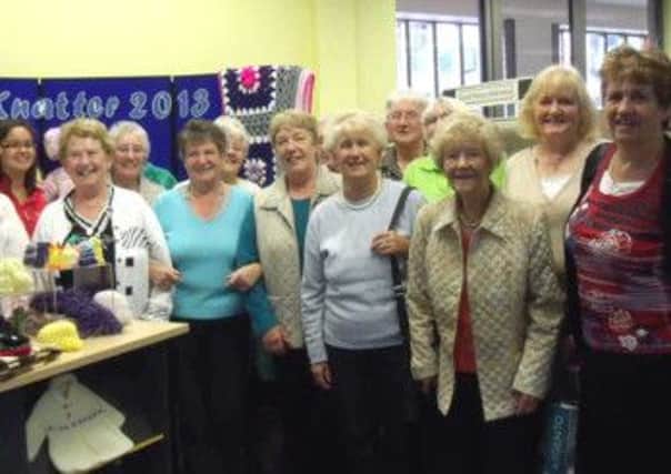 Members of the Lurgan  Knit and Natter group