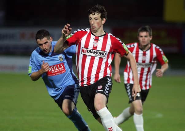 Shane McEleney will have a fitness test ahead of Derry City's game at Turners Cross.
