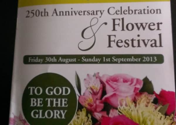 Second Ballyeaston Presbyterian Church 250th anniversary celebration and flower festival.