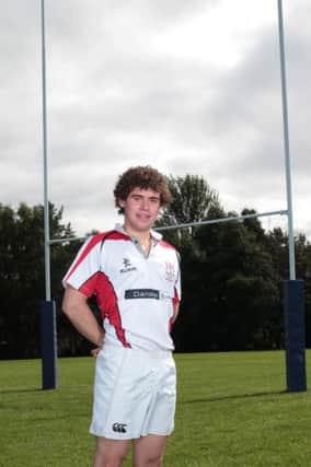 Coleraine Academical Institution scrumhalf Cameron Fulton is pictured in his Danske Bank Ulster Schools kit.