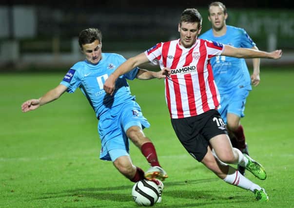 Derry City's Patrick McEleney could miss the Shelbourne game because of an ankle injury.