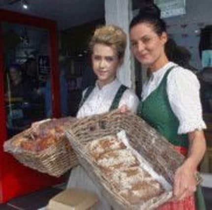 Courtney Mitchell annd Kerri Murray pictured at last year's Bushmills Salmon and Whiskey Festival. INBM37-13