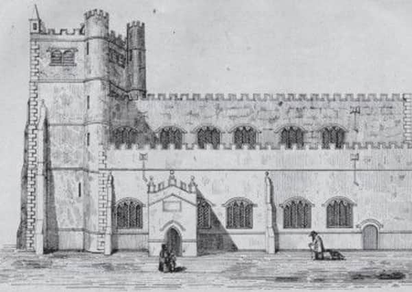 An amazing new digital atlas produced by the Royal Irish Academy (RIA) includes historical illustrations like this of St Columb's Cathedral in 1688.