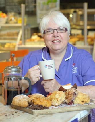 With the Northern Ireland Hospice Coffee Morning fast approaching, Hospice Nurse Sue Campbell is appealing for people from Ballymoney to share a coffee on Thursday 19th September. INBM38-13