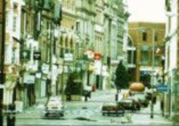 The scene at Warrington in 1993.