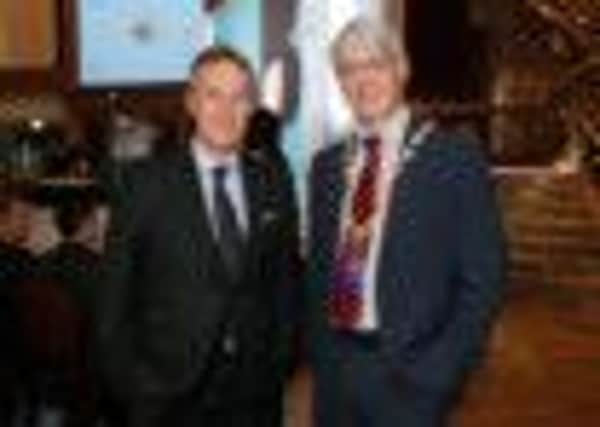 North Antrim MP Ian Paisley with Mr. Mark Nodder