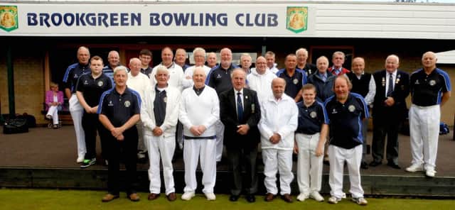Players and organisers pictured at the Finals Day and prize distribution  of Brookgreen Bowling Club in Coleraine. INCR38-362KM