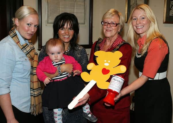 Mayor of Ballymena, Cllr. Audrey Wales, is pictured with Sarah Quinlan (Executive Director), Katie Boyd (Chairperson Parents Group), and Alison Moore and her daughter Sarah (fundraiser) of Childrens Heartbeat, which is the chosen charity of the Mayor for her term in office. INBT39-206AC