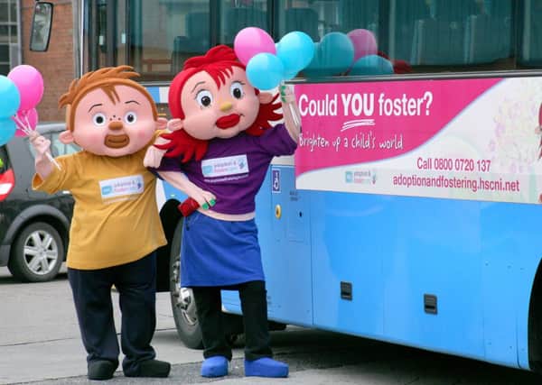 The Foster Mascots on the advertising campaign.