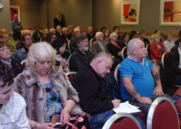 People attending a recent Zero Waste North West public meeting in the City Hotel. (DER3813PG040)