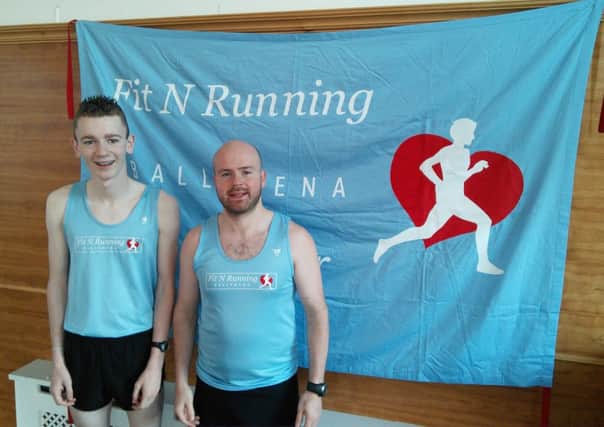 Fit N Running athletes Connor McQuillan and Mark McKinstry who were winners at the last two Ecos parkruns.