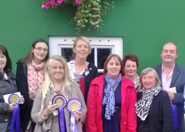 Hillsborough village recently held a floral display competition.
