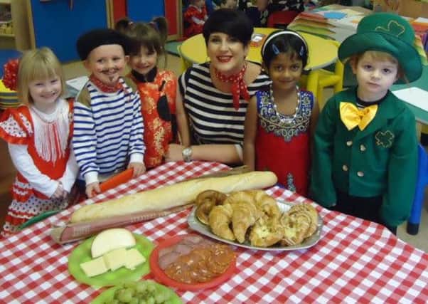 Children in St Aloysius Nursery unit celebrate European Day Of Language in style. The children dressed up in national costume and they had the opportunity to try a variety of breads, meats and cheeses from all over Europe. They even said good morning to their teacher Mrs Mc Allister in Spanish.