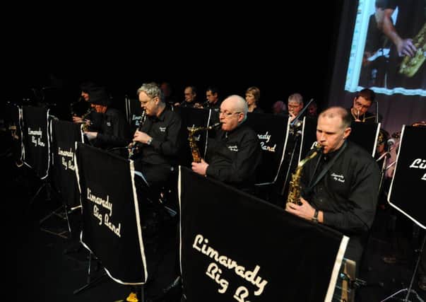 The Limavady Big Band entertain the crowds.