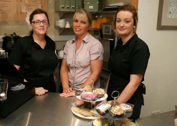 Kerry Cushenan, Alison Taylor and Gillian Hutchinson of the Corner Bakery. INBT41-217AC