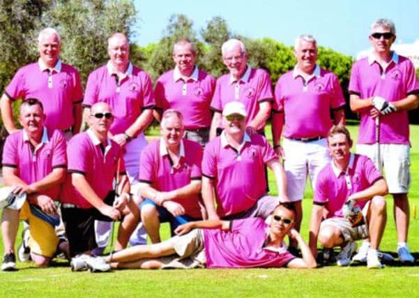Faughan Valley Golf Club members who played in Portugal recently.