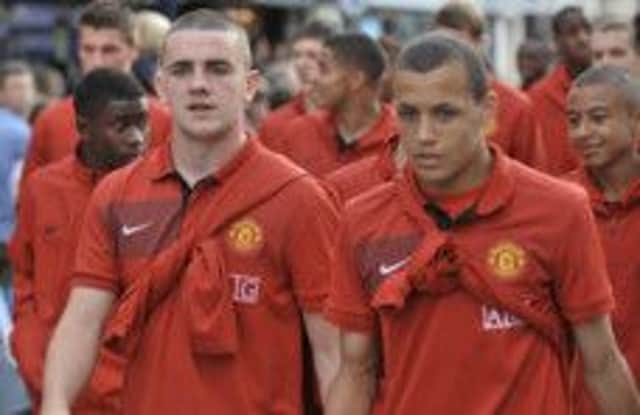 Brady, Morrison and Lingard at Milk Cup 2009 Opening Parade.