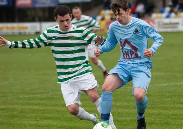 Institute's Gary Henderson pictured on the ball during Saturday's match against Donegal Celtic. INLS4213-164KM