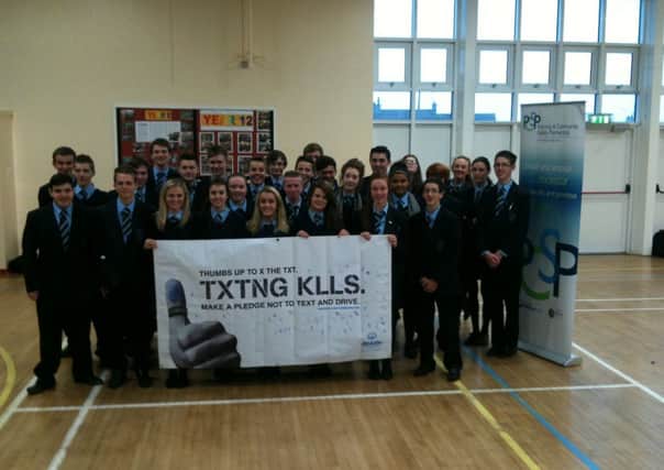 Students from St Patricks' College who participated in the YPAD project.