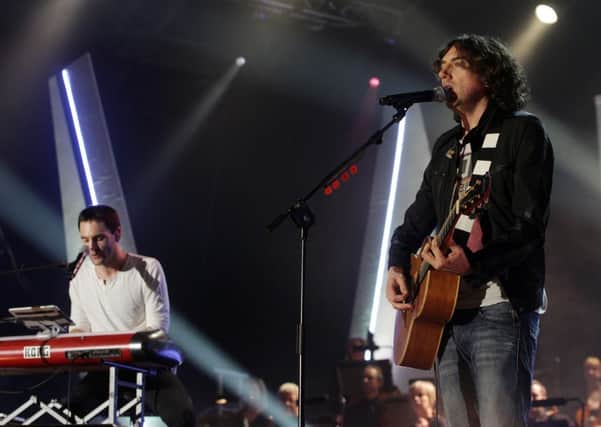 Gary Lightbody and Johnny McDaid playing at The Venue in Ebrington.
